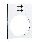 Etichetta - 30×40mm - bianco - sollevamento o destra, veloce product photo