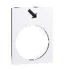 Etichetta - 30 x 40mm - bianca - avanti, lento product photo