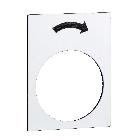 Etichetta - 30×40mm - bianco - rotazione destra, lento product photo