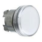 Testa lampada spia Ø22 gemme striate bianche- per LED universale product photo