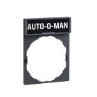 Porta etichetta 30 X 40mm - per unità Ø22 - con etichetta AUTO-O-MAN product photo