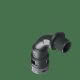 Raccordo a 90°senza spigoli interni in poliammide IP66 product photo Photo 02 2XS