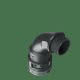 Raccordo a 90°senza spigoli interni in poliammide IP66 product photo Photo 02 2XS