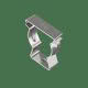 Collare di fissaggio a innesto rapido in acciaio inox AISI 304 per tubo STDX product photo Photo 02 2XS