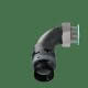 Raccordo in poliammide a 90°senza spigoli interni con filetto in metallo girevole IP68 product photo Photo 01 2XS
