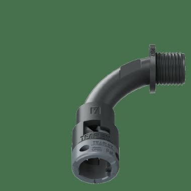 Raccordo a 90°senza spigoli interni in poliammide IP66 product photo Photo 01 3XL