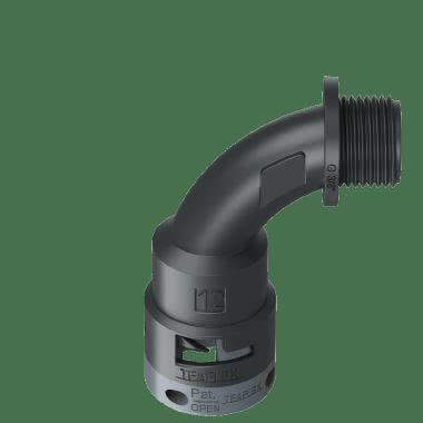 Raccordo a 90°senza spigoli interni in poliammide IP66 product photo Photo 03 3XL