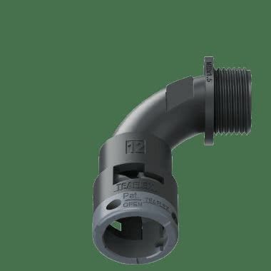 Raccordo a 90°senza spigoli interni in poliammide IP66 product photo Photo 01 3XL