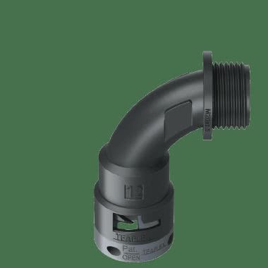 Raccordo a 90°senza spigoli interni in poliammide IP66 product photo Photo 03 3XL