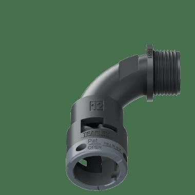 Raccordo a 90°senza spigoli interni in poliammide IP66 product photo Photo 01 3XL