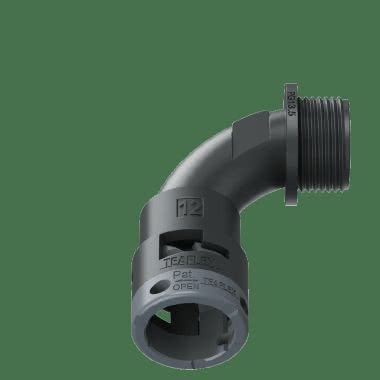 Raccordo a 90&deg;senza spigoli interni in poliammide IP66 product photo Photo 01 3XL