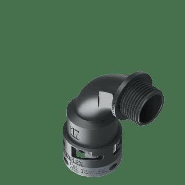 Raccordo a 90°senza spigoli interni in poliammide IP66 product photo Photo 02 3XL