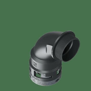 Raccordo a 90°senza spigoli interni in poliammide IP66 product photo Photo 02 3XL