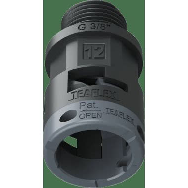 Raccordo diritto filetto maschio in poliammide IP66 product photo Photo 01 3XL