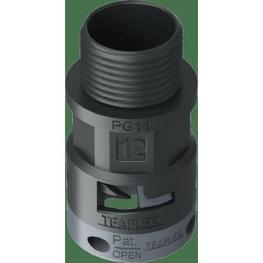 Raccordo diritto filetto maschio in poliammide IP66 product photo Photo 03 3XL