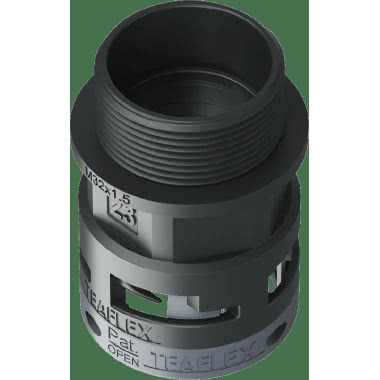 Raccordo diritto filetto maschio in poliammide IP66 product photo Photo 02 3XL