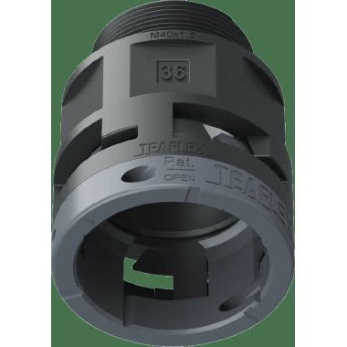 Raccordo diritto filetto maschio in poliammide IP66 product photo Photo 01 3XL