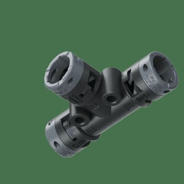 Raccordo di distribuzione a T in poliammide IP66 product photo Photo 01 3XL