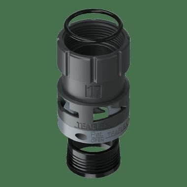 Raccordo filetto femmina UNEF per connettori MIL-DTL-5015 in poliammide IP68 product photo Photo 03 3XL