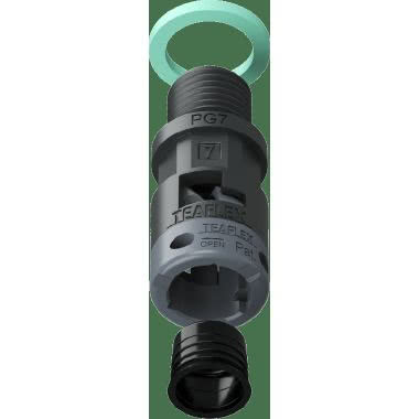 Raccordo diritto filetto maschio in poliammide IP68 product photo Photo 01 3XL