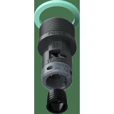 Raccordo diritto filetto maschio in poliammide IP68 product photo Photo 01 3XL