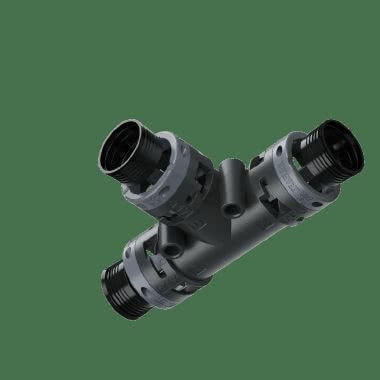 Raccordo di distribuzione a T in poliammide IP68 product photo Photo 01 3XL