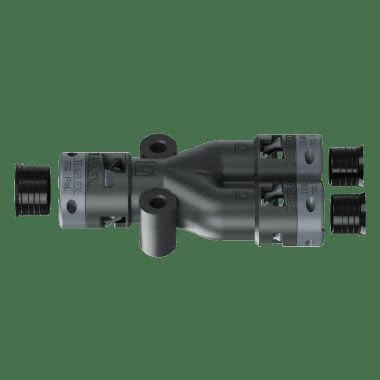 Raccordo di distribuzione a Y in poliammide IP68 product photo Photo 02 3XL