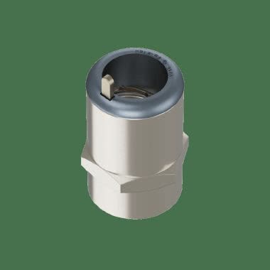 Raccordo ad innesto rapido filetto femmina in ottone nichelato IP67 product photo Photo 02 3XL