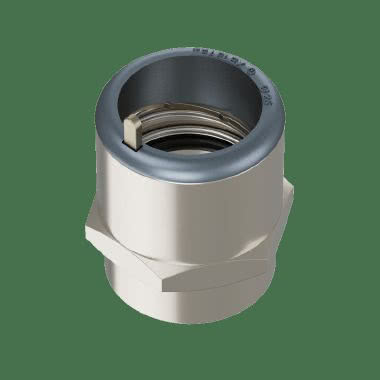 Raccordo ad innesto rapido filetto femmina in ottone nichelato IP67 product photo Photo 02 3XL