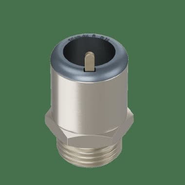 Raccordo ad innesto rapido filetto maschio in ottone nichelato IP67 product photo Photo 03 3XL