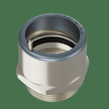 Raccordo ad innesto rapido filetto maschio in ottone nichelato IP67 product photo Photo 02 3XL