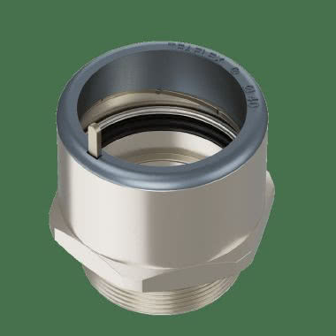 Raccordo ad innesto rapido filetto maschio in ottone nichelato IP67 product photo Photo 02 3XL