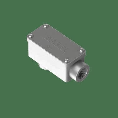 2 vie a 90° cassetta di derivazione a forma rettangolare in alluminio IP65 product photo Photo 02 3XL