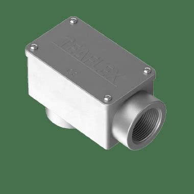 2 vie a 90° cassetta di derivazione a forma rettangolare in alluminio IP65 product photo Photo 02 3XL