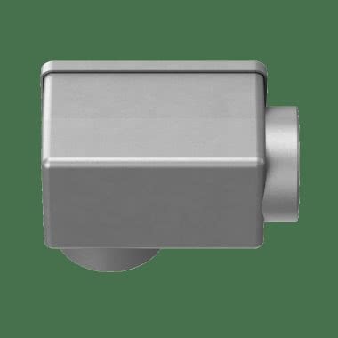 2 vie destra cassetta di derivazione a forma rettangolare in alluminio IP65 product photo Photo 01 3XL