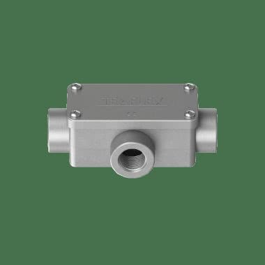 3 vie cassetta di derivazione a forma rettangolare in alluminio IP65 product photo Photo 03 3XL