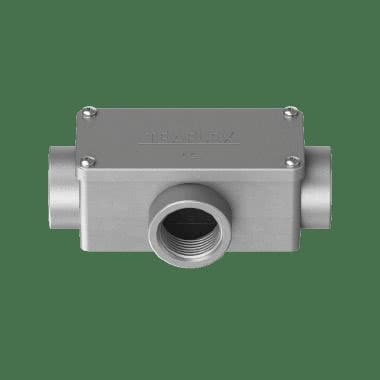 3 vie cassetta di derivazione a forma rettangolare in alluminio IP65 product photo Photo 03 3XL