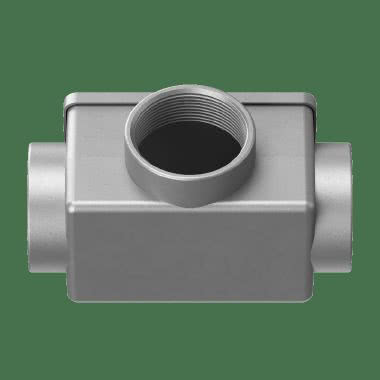 3 vie cassetta di derivazione a forma rettangolare in alluminio IP65 product photo Photo 01 3XL