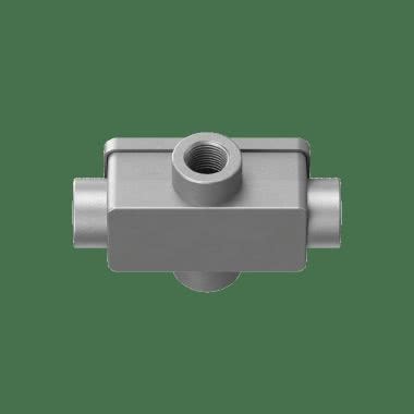 4 vie cassetta di derivazione a forma rettangolare in alluminio IP65 product photo Photo 01 3XL