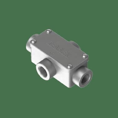 4 vie cassetta di derivazione a forma rettangolare in alluminio IP65 product photo Photo 02 3XL