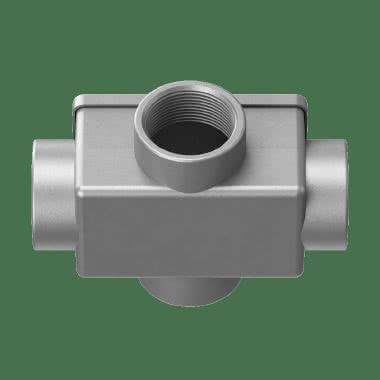 4 vie cassetta di derivazione a forma rettangolare in alluminio IP65 product photo Photo 01 3XL