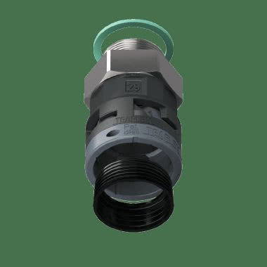 Raccordo in poliammide diritto filetto maschio in metallo girevole IP68 product photo Photo 01 3XL