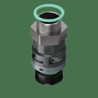 Raccordo in poliammide diritto filetto maschio in metallo girevole IP68 product photo Photo 03 3XL