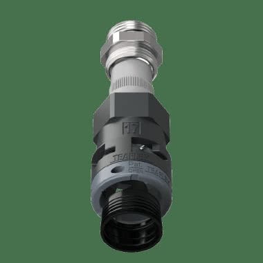 Raccordo in poliammide diritto a pressacavo con filetto  in metallo anti  strappo IP68 product photo Photo 01 3XL