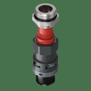 Raccordo in poliammide diritto a pressacavo con filetto  in metallo anti  strappo IP68 product photo Photo 03 3XL