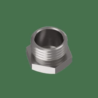 Tappo esagonale in ottone nichelato product photo Photo 02 3XL