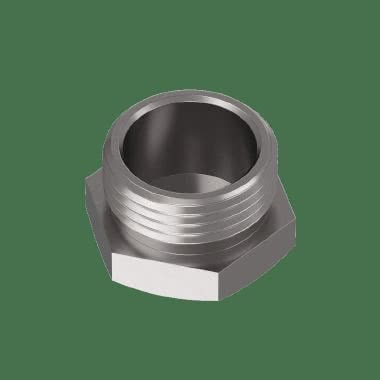 Tappo esagonale in ottone nichelato product photo Photo 02 3XL