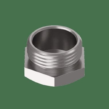 Tappo esagonale in ottone nichelato product photo Photo 03 3XL