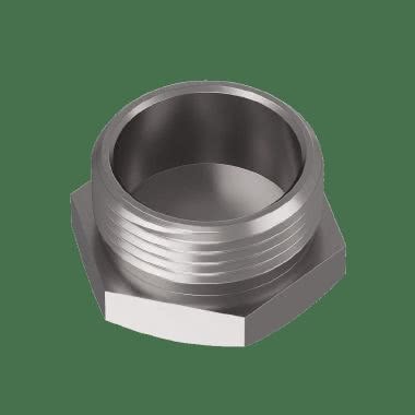 Tappo esagonale in ottone nichelato product photo Photo 02 3XL