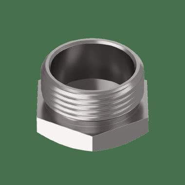 Tappo esagonale in ottone nichelato product photo Photo 03 3XL